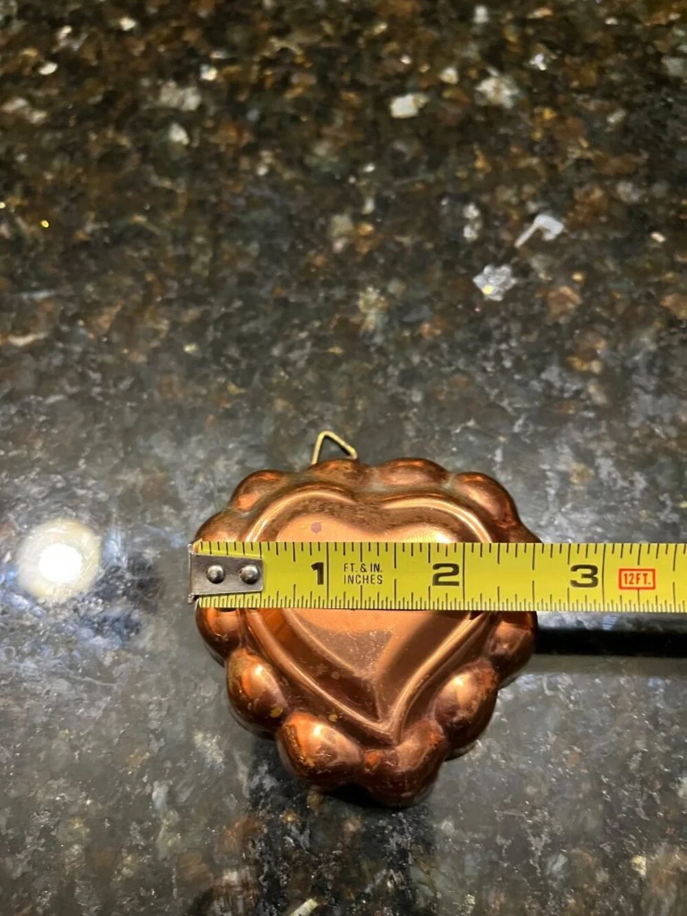 Small Copper Heart Mold A975